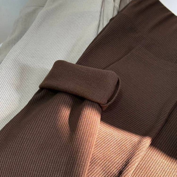 لگ کمر گنی داخل کرک کبریتی قهوه ای و کرم