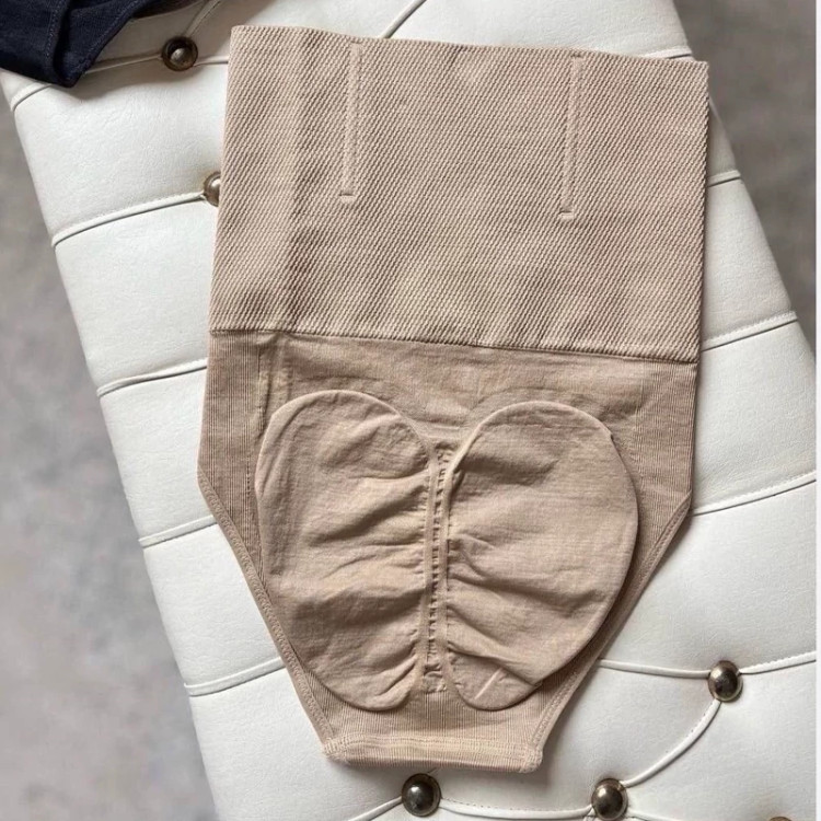 گن شورتی سیملس رنگ کرم