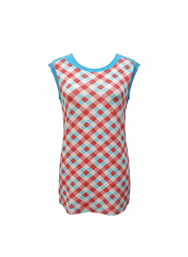 پیراهن خواب تمام نخ چینی چهارخانه