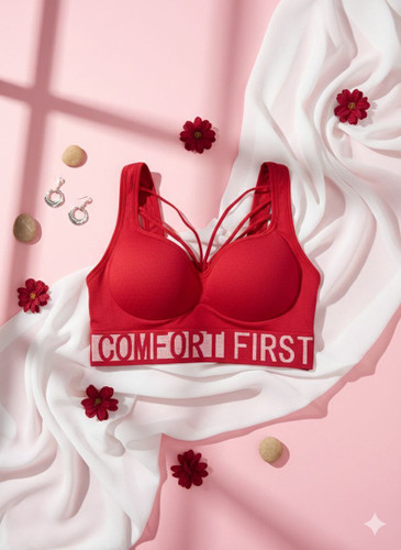 نیم تنه هارنس دار زرشکی قرمز دخترانه