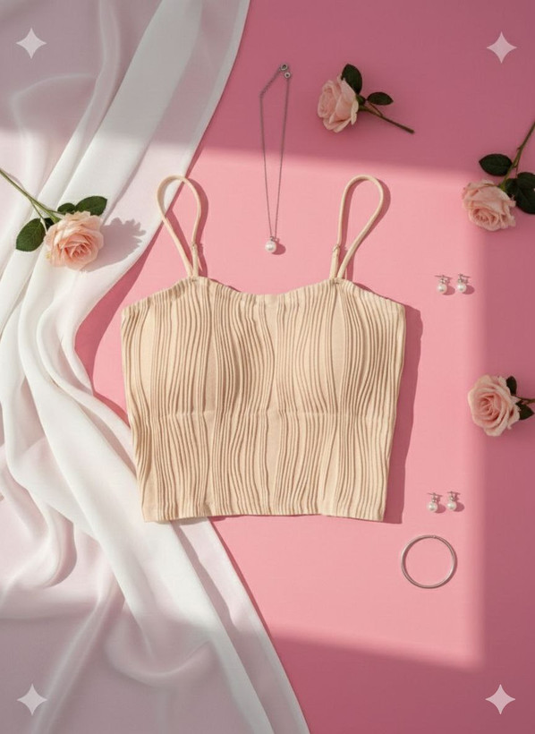 نیم تنه لیزری لیسا رنگ کرم