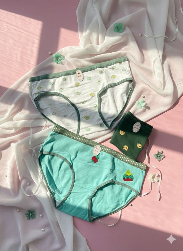 شورت عروسکی وارداتی سبز