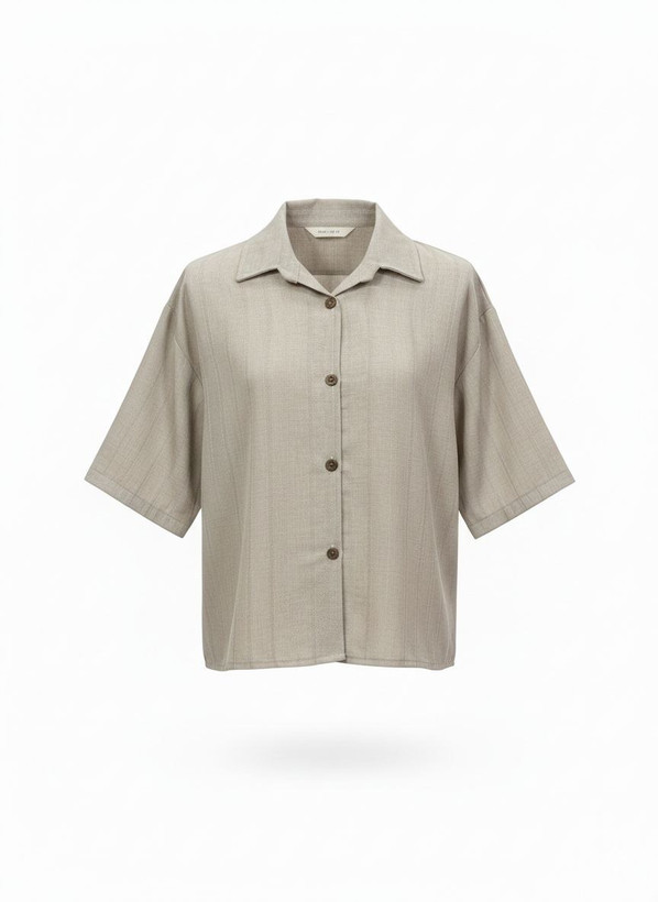 شومیز باکسی مجلسی کرم