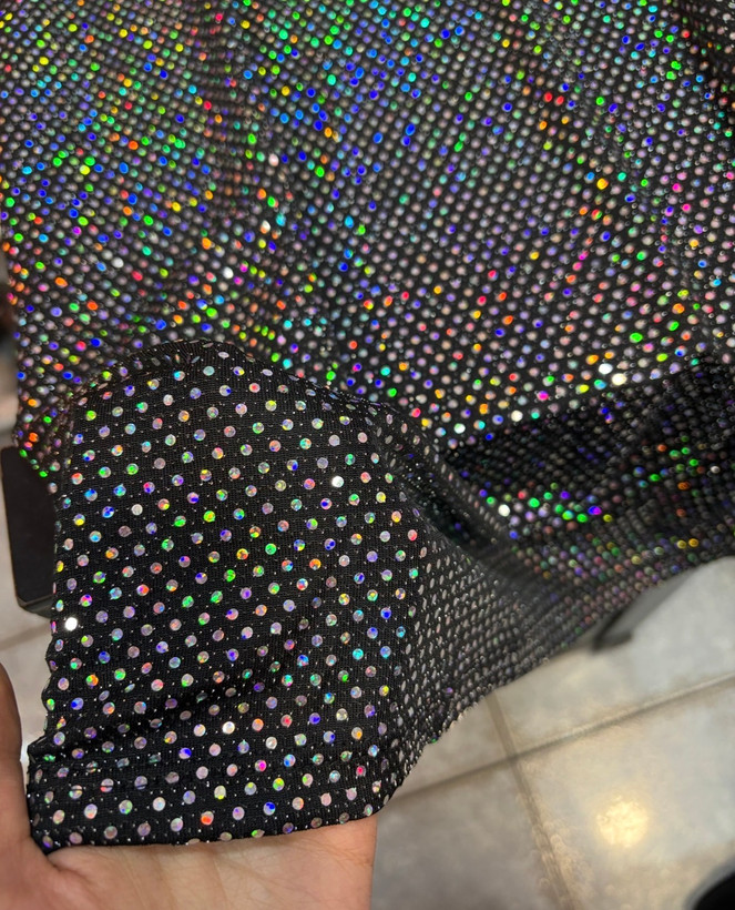 پولک هفت رنگ برای تاپ