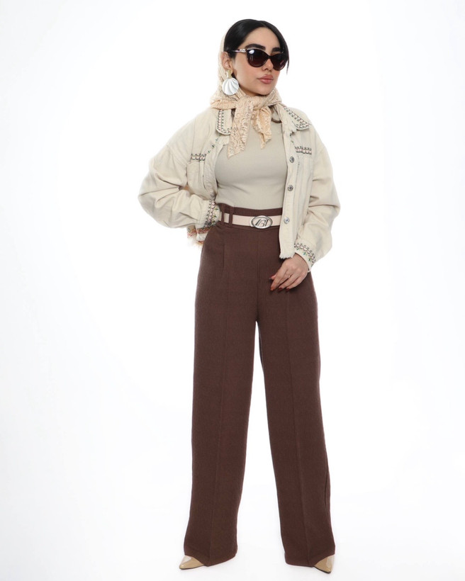 شلوار کتان مجلسی