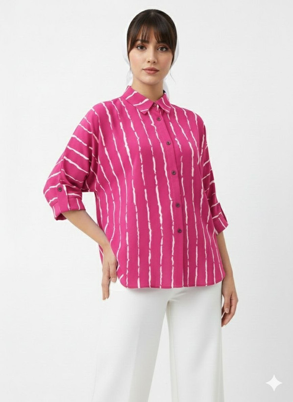 شومیز پری سرخ ابی سفید