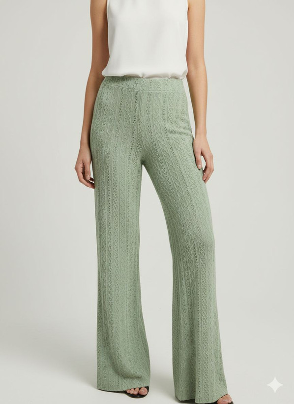 شلوار مراکشی سوراخ دار سبز تابستانه