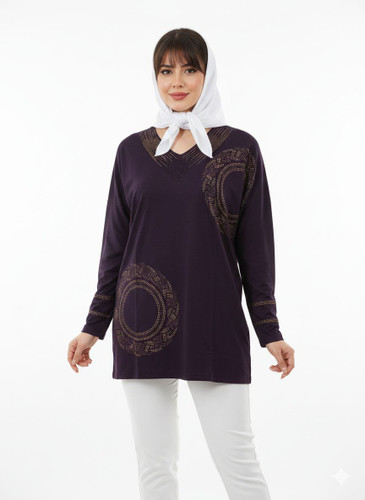 بلوز آستین بلند مجلسی