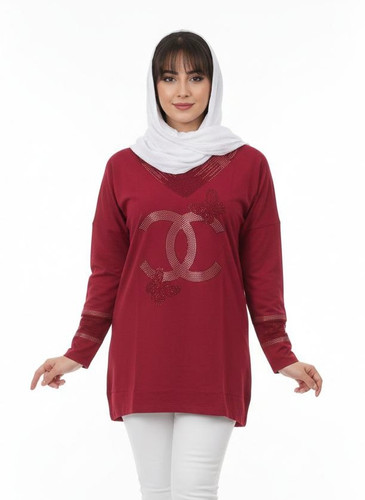 بلوز آستین بلند راحتی قواره بزرگ