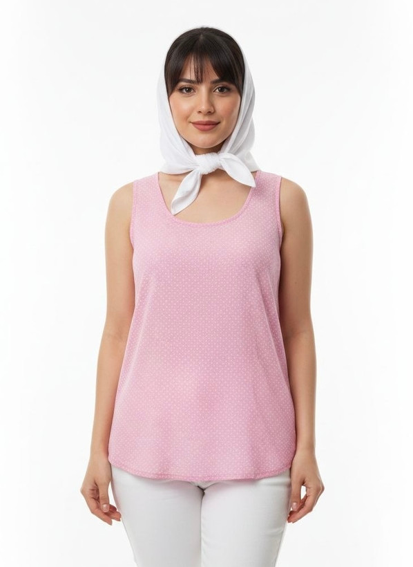 تاپ صورتی خانگی رکابی راحتی قواره بزرگ