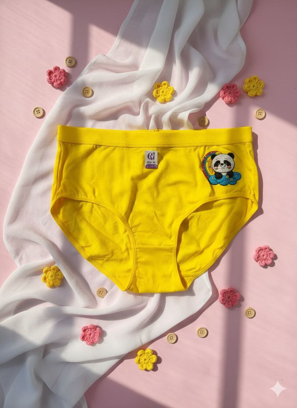 شورت زرد قناری مناسب دختران و بانوان