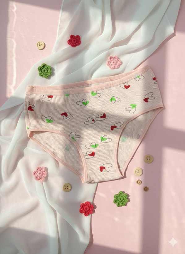 شورت قلبی فانتزی کبریتی