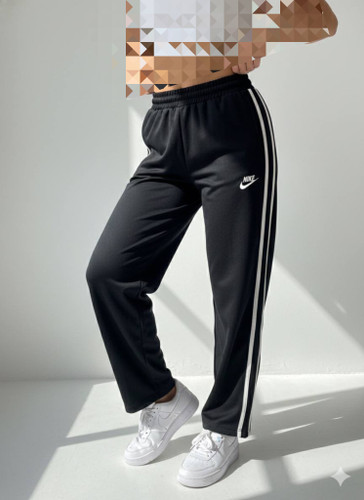 شلوار لاکرا دو خط ورزشی بگ دخترانه