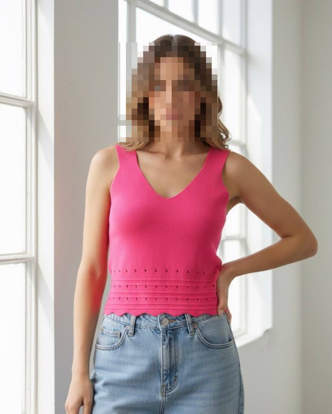 تاپ صورتی بافت مناسب ۴ فصل