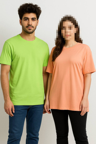 تیشرت لانگ ساده رنگی زنانه و مردانه رنگی