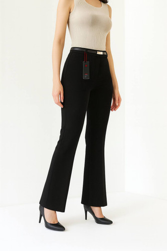 شلوار مشکی مازراتی زنانه مدل بوتکات