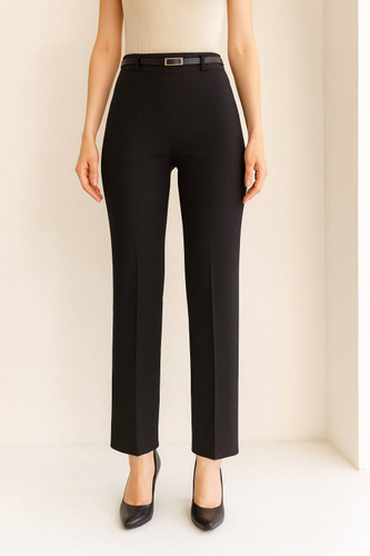 شلوار مازراتی راسته مشکی درجه یک زنانه مجلسی