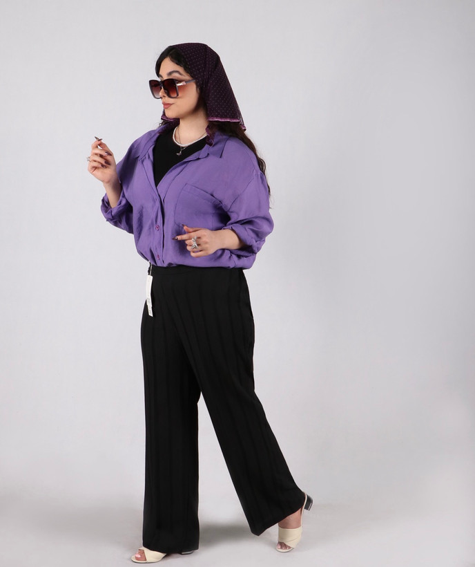 شلوار مشکی راحتی خانگی و مهمانی زنانه