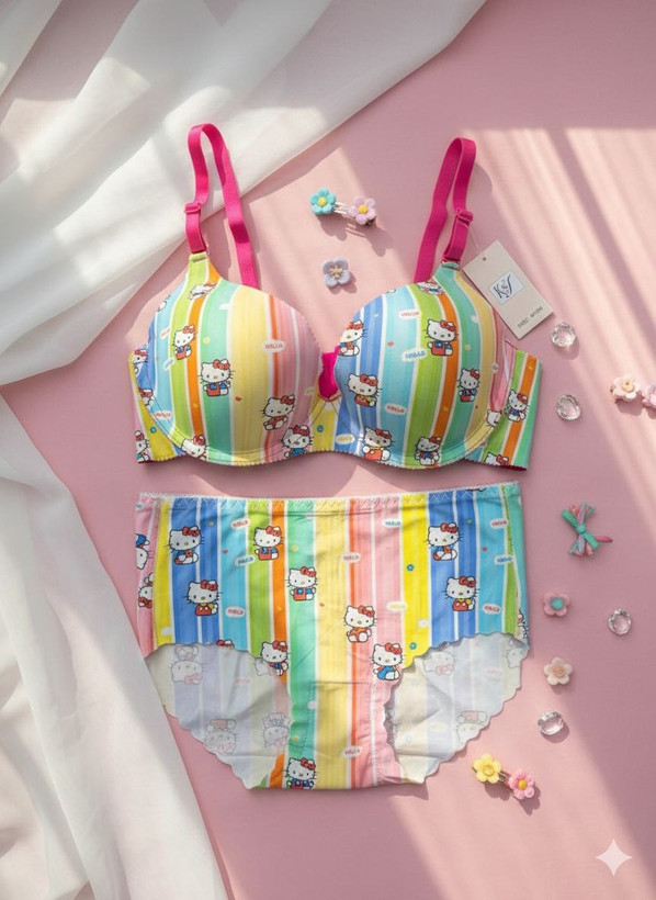 ست اسفنجی کیتی ۷ رنگ