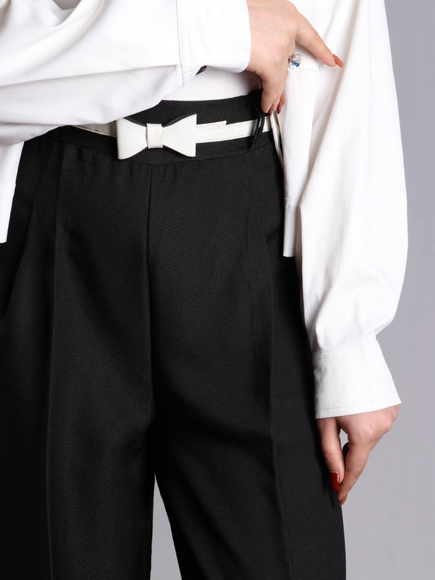 شلوار مازراتی مشکی کج راه اسپرت سنتر