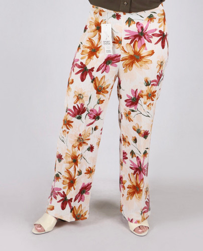 شلوار بگ طذح گل فانتزی بهاره