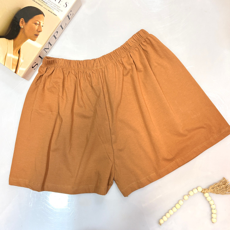 شورتک شکلاتی ساده دخترانه