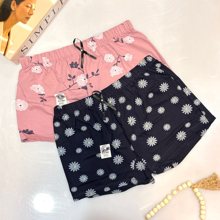 شورتک دخترانه و زنانه طرح دار گلدار