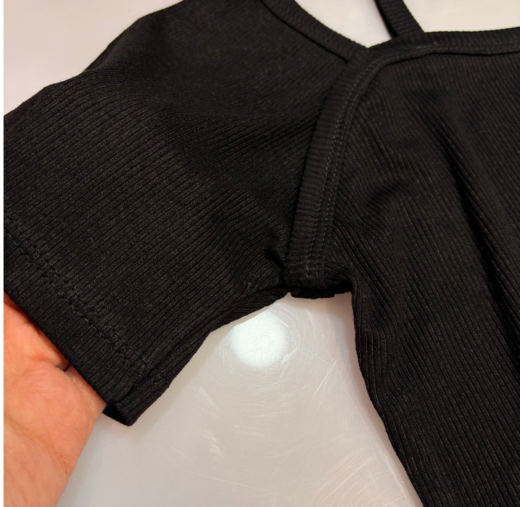 تیشرت آستین کوتاه کبریتی شیک زنانه