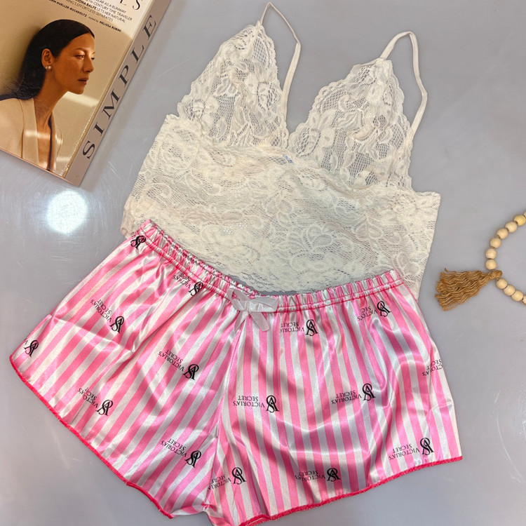 ست ساتن ویکتوریا سکرت مناسب خواب