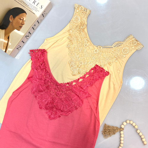 تاپ گیپوری رنگی زنانه