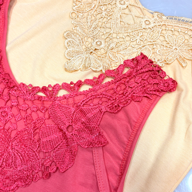 رکابی گیپور دار زنانه