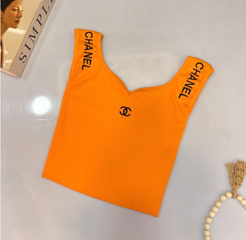 تاپ کبریتی نارنجی طرح چنل