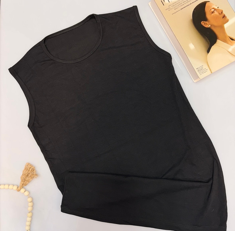 رکابی مشکی نخ پنبه مردانه و زنانه