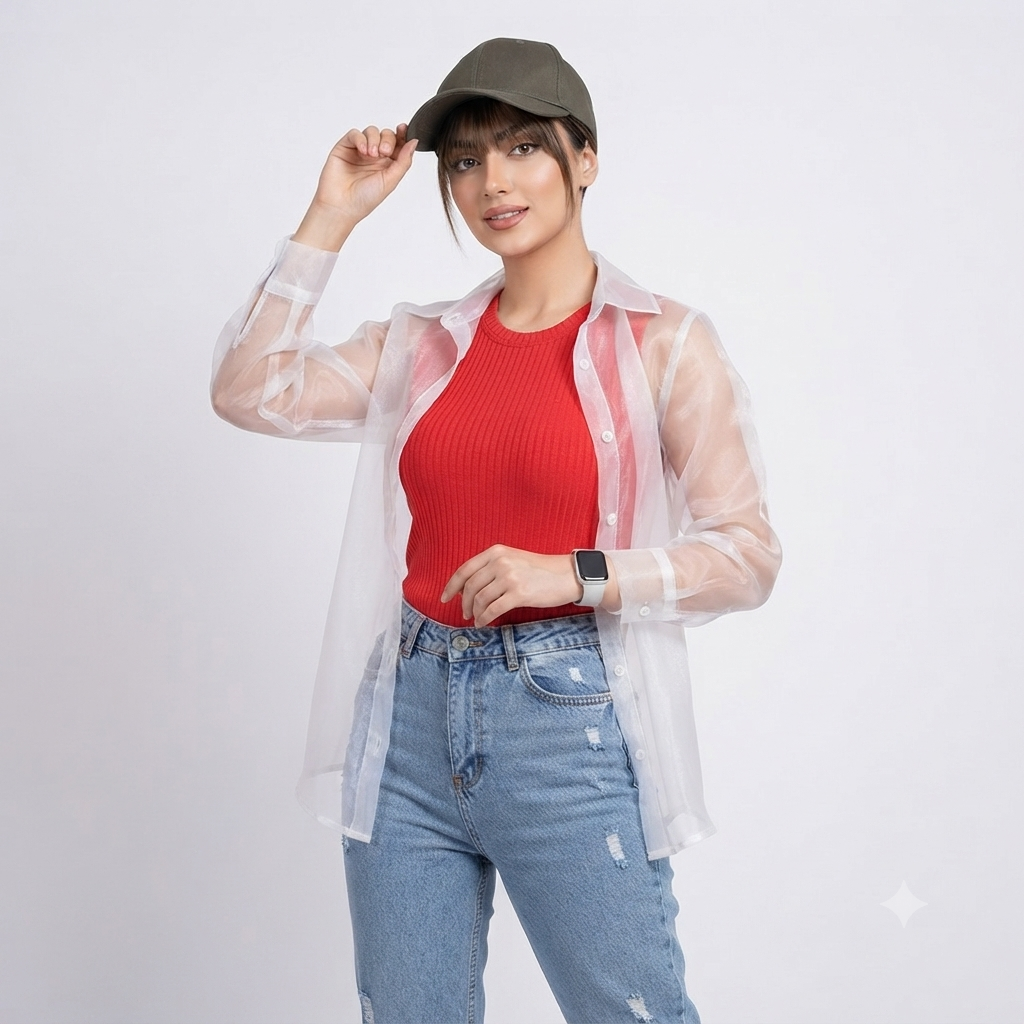 رکابی کبریتی و شومیز شیشه ای زنانه